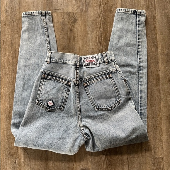 No Excuses 80s 90s Acid Wash Jeans - Picture 6 of 9